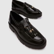 schuh Wide Fit Livvy Chunky Loafer in Black schuh Livvy Chunky Loafer,3 of 4