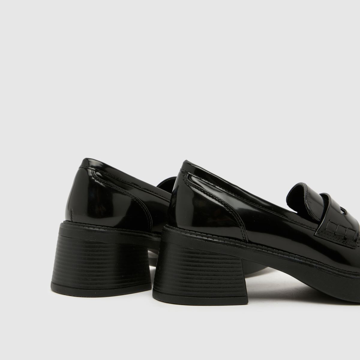 schuh Lavishly Chunky Heeled Loafer in Black schuh Lavishly Chunky Heeled Loafer 7