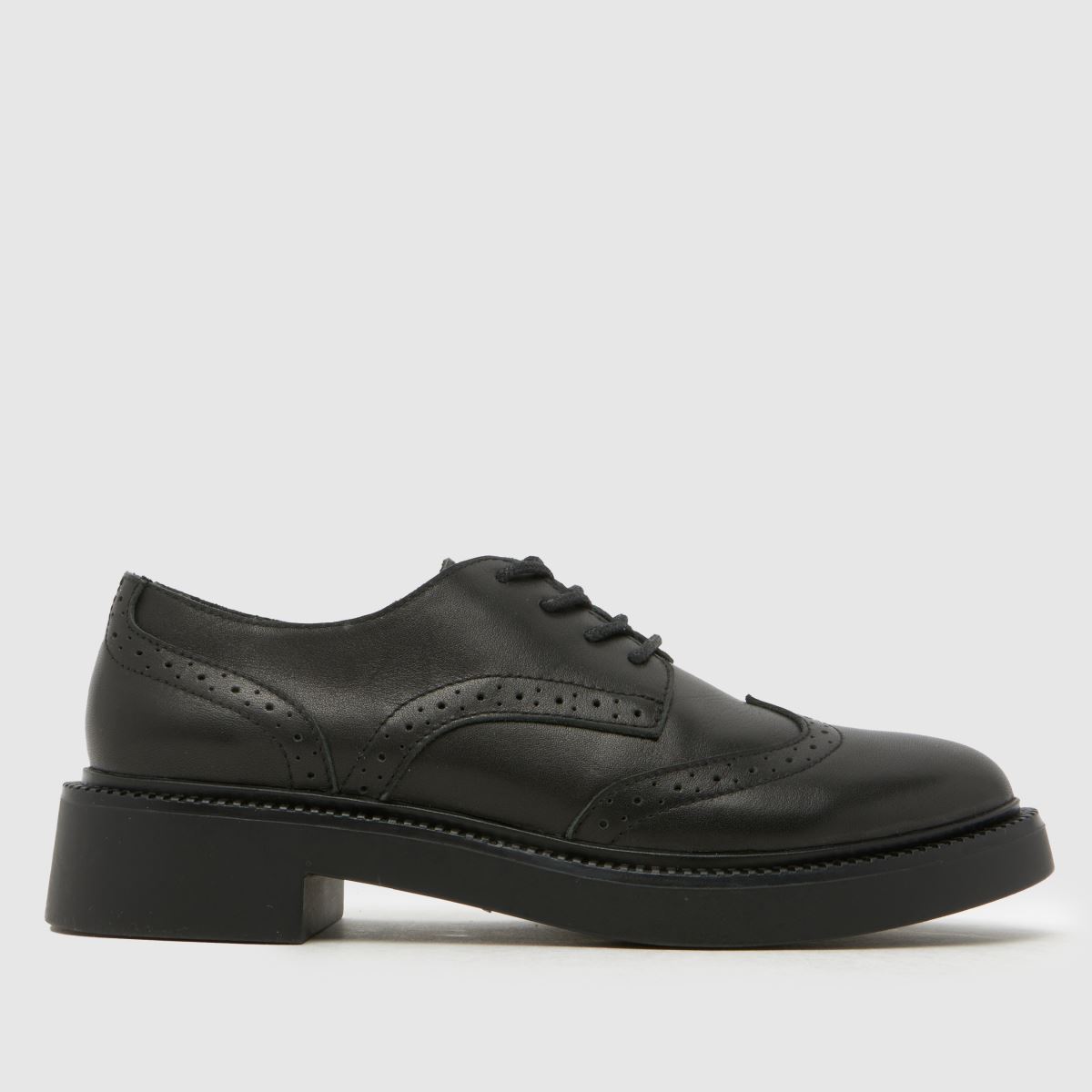 schuh Lashes Leather Lace Up in Black schuh Lashes Leather Lace Up