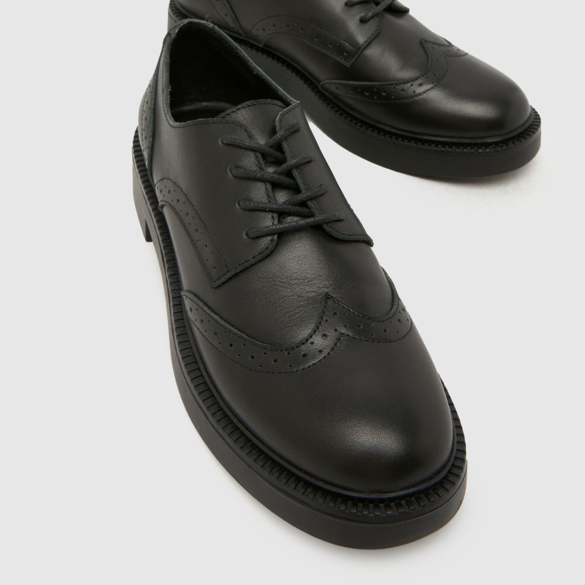 schuh Lashes Leather Lace Up in Black schuh Lashes Leather Lace Up 4