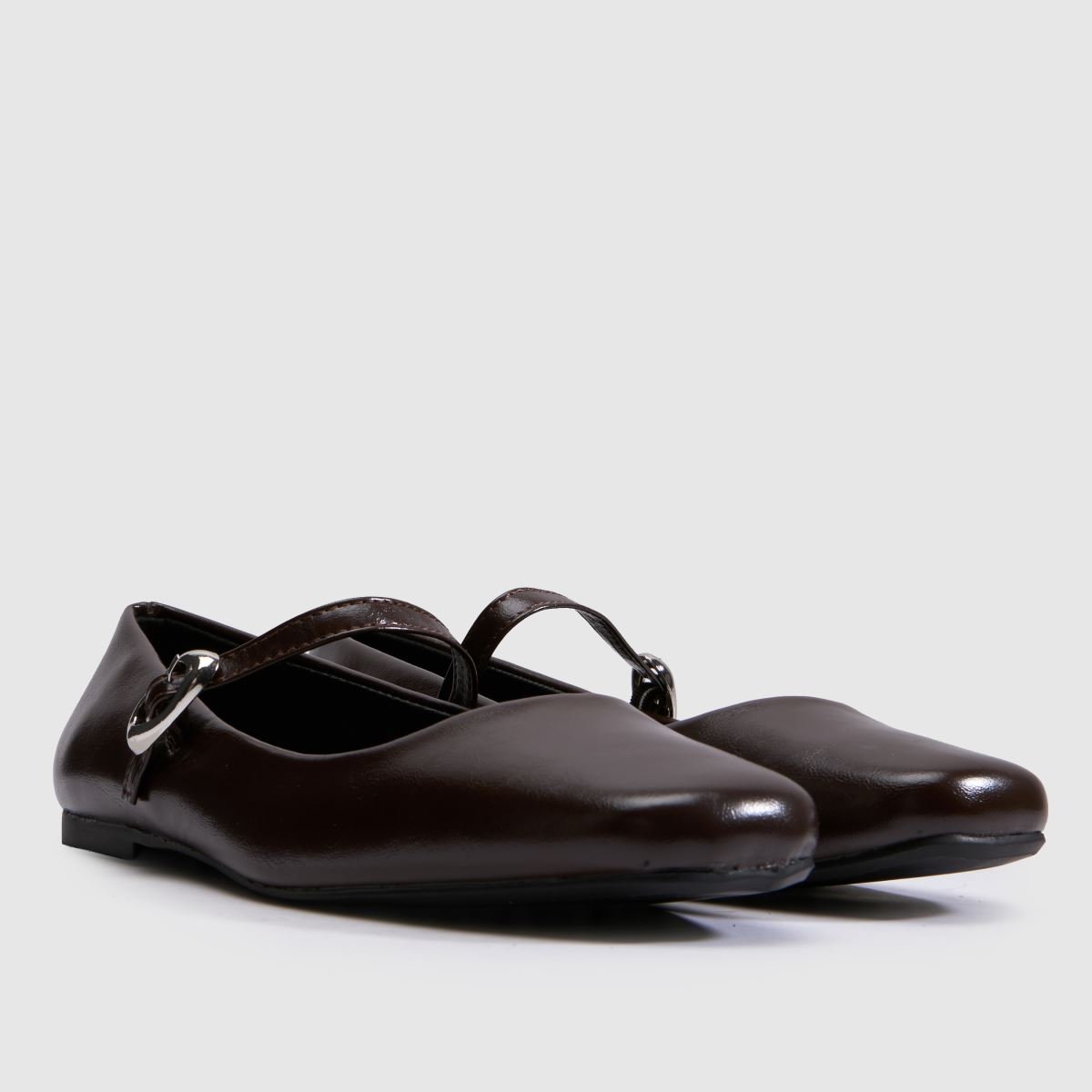 schuh Lucille Mary Jane Ballerina in Brown schuh Lucille Mary Jane Ballerina 3