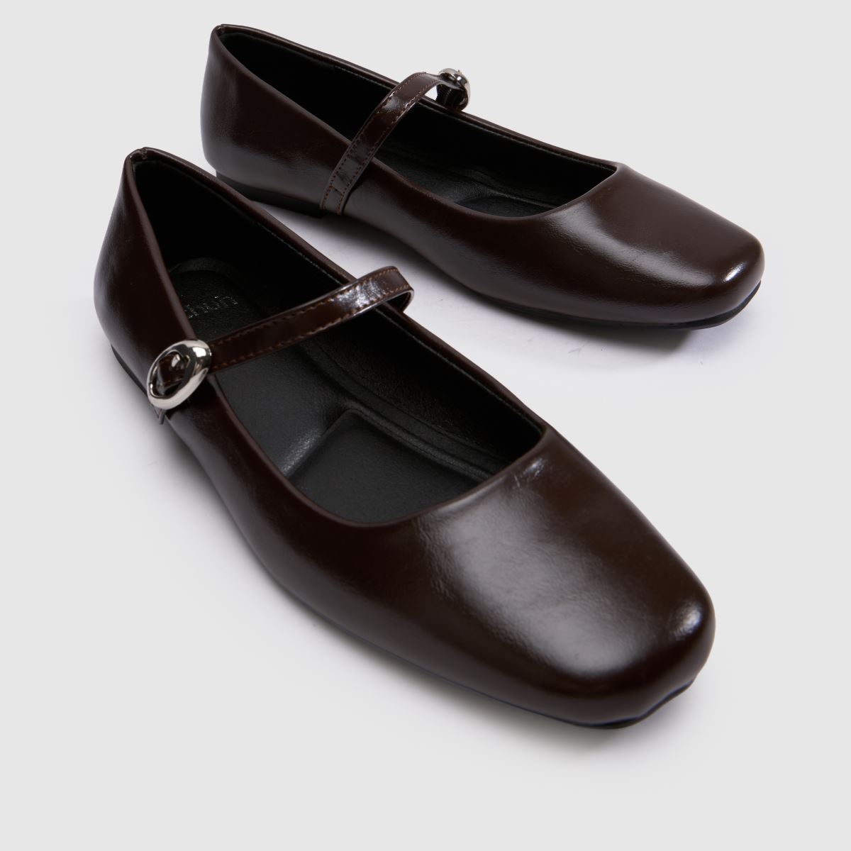 schuh Lucille Mary Jane Ballerina in Brown schuh Lucille Mary Jane Ballerina 4