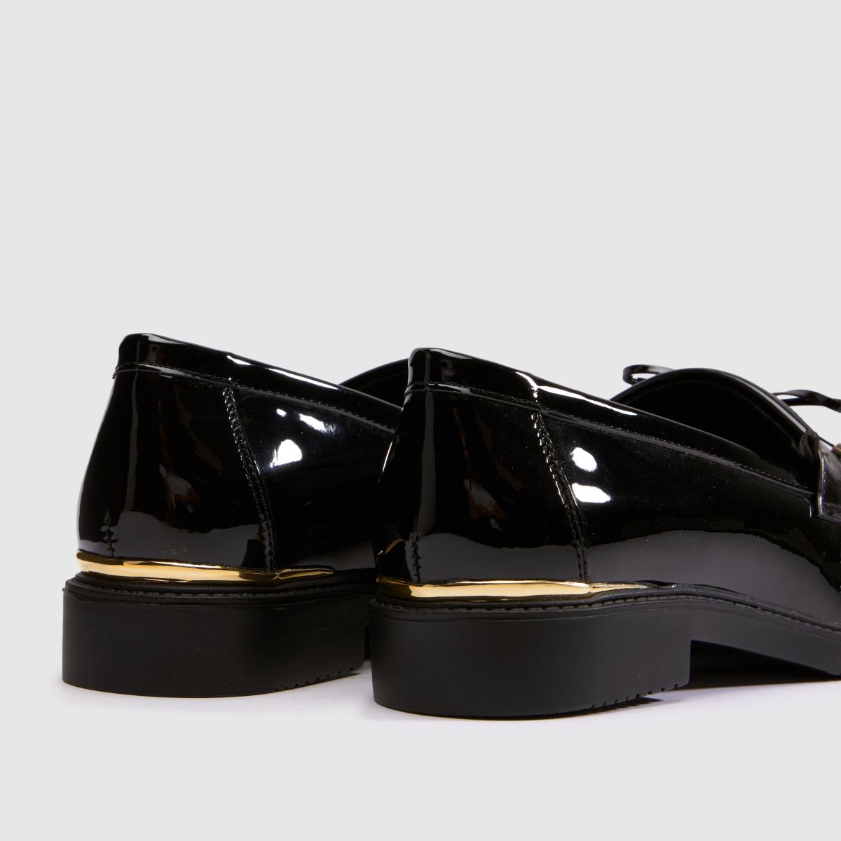 schuh Wide Fit Lillia Hardwear Loafer in Black schuh Lillia Hardwear Loafer 7