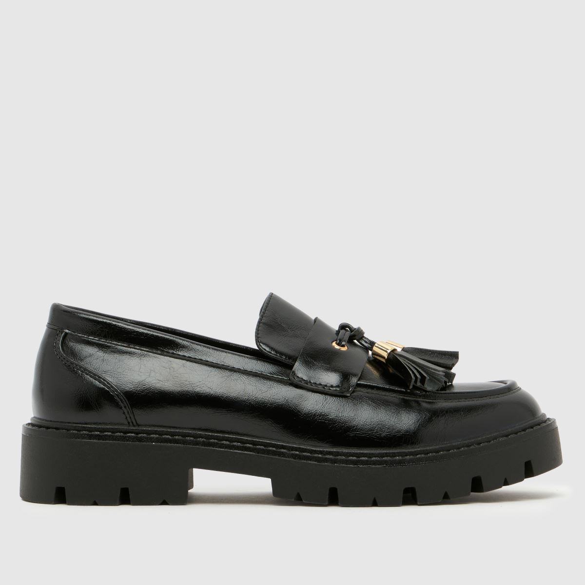 schuh Livvy Tassel Loafer in Black schuh Livvy Tassel Loafer