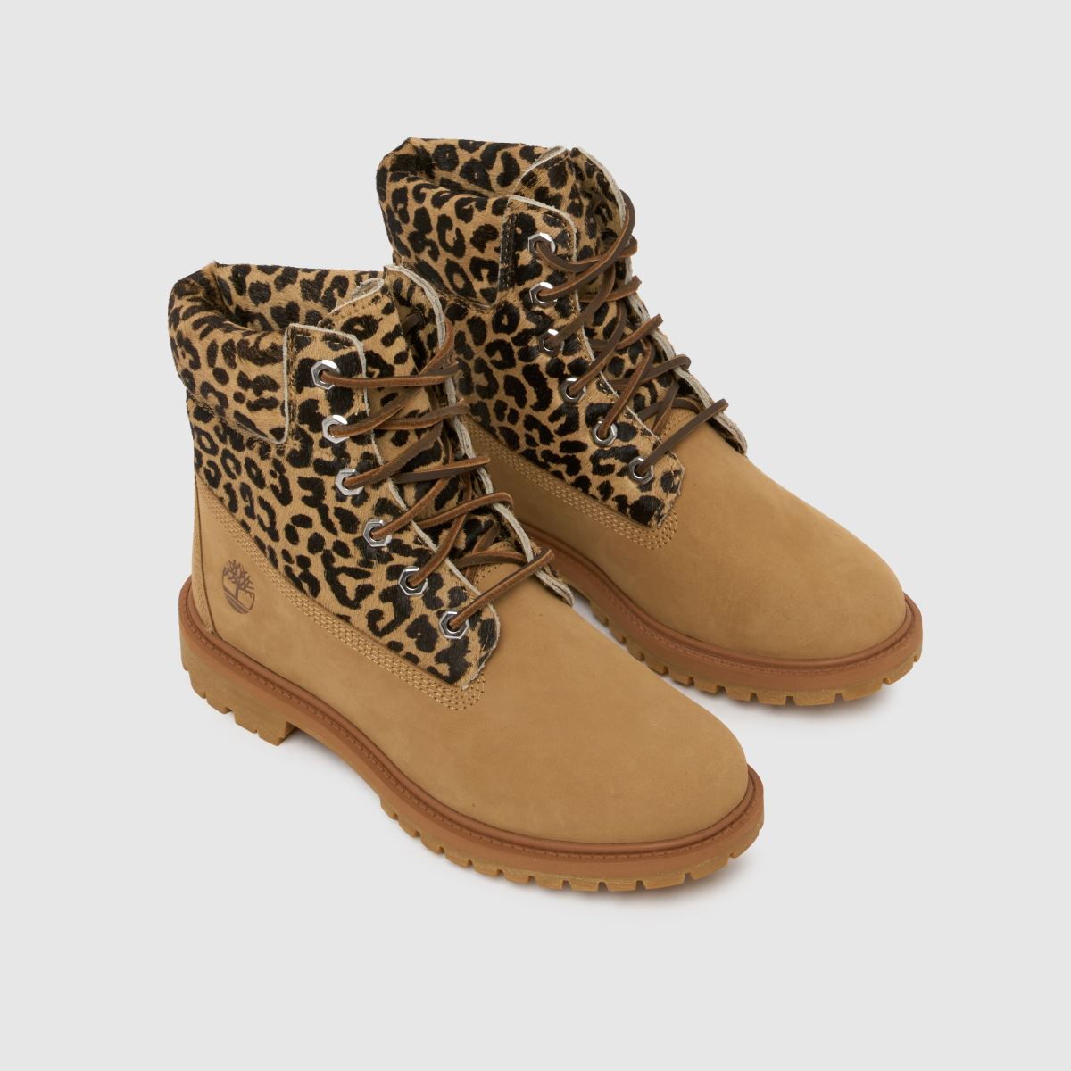Womens Multi Timberland Premium 6-Inch Leopard Boots schuh