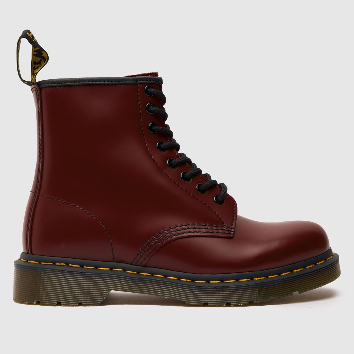 Dr. Martens 1460 8 Eye Boots Dark Red, Leather, Size: 3, Schuh