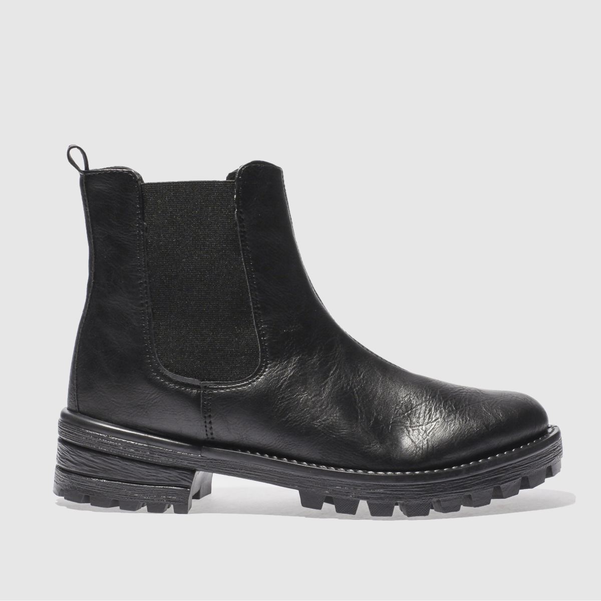 womens black schuh eyes open boots | schuh