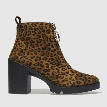 schuh tan & black dilemma boots schuh tan & black dilemma boots
