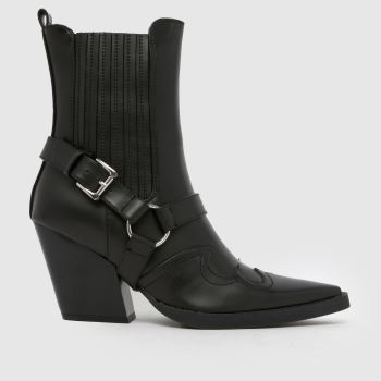 SIMMI Black Esperanza Western Womens Boots