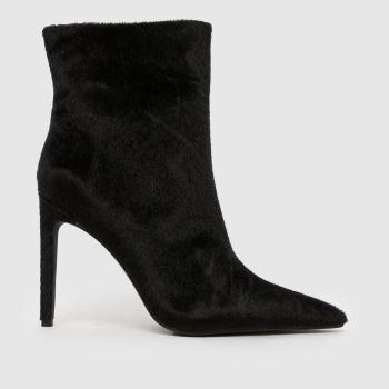 SIMMI Black Harvie Pointed Heeled Womens Boots