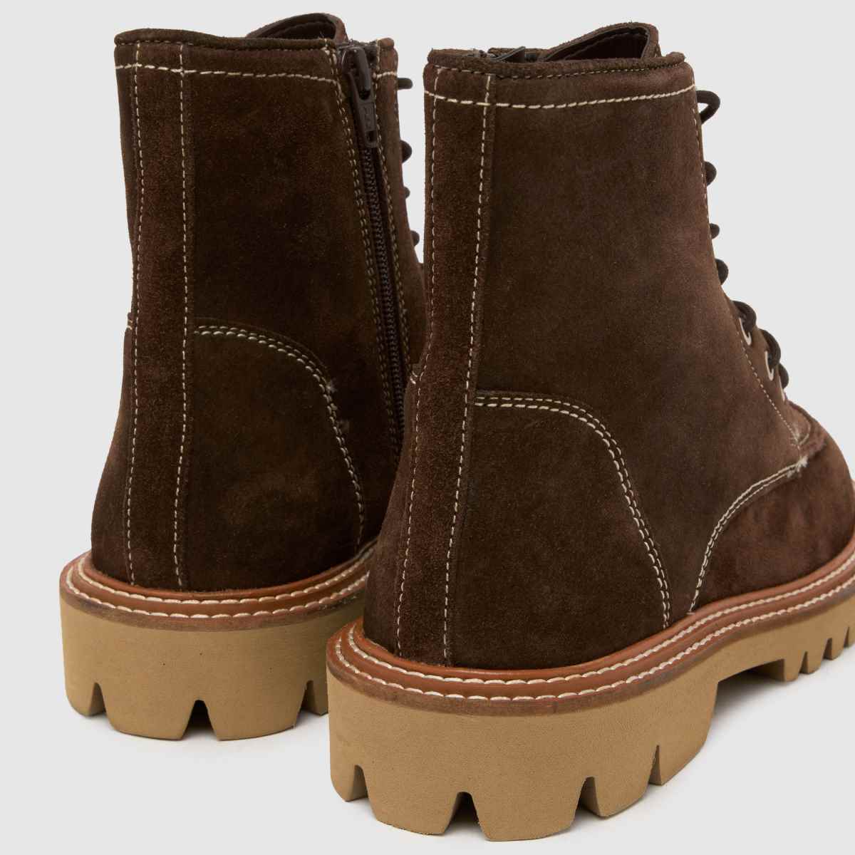 schuh Corrine Suede Moc Toe in Brown schuh Corrine Suede Moc Toe 7