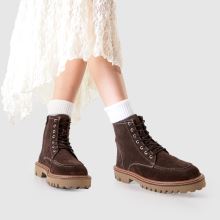 schuh Corrine Suede Moc Toe in Brown schuh Corrine Suede Moc Toe,2 of 4