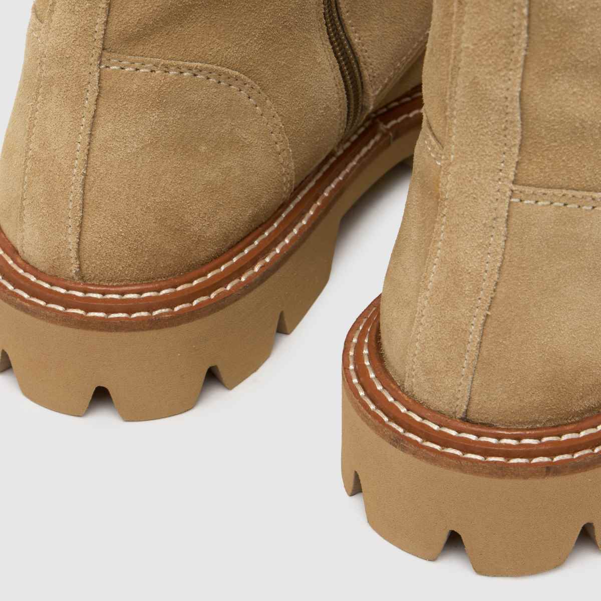 schuh Corrine Suede Moc Toe in Taupe schuh Corrine Suede Moc Toe 7
