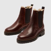 Damen Barbour Braun Evie Faux Fur Chelsea Boots Barbour Evie Faux Fur Chelsea,3 von 4