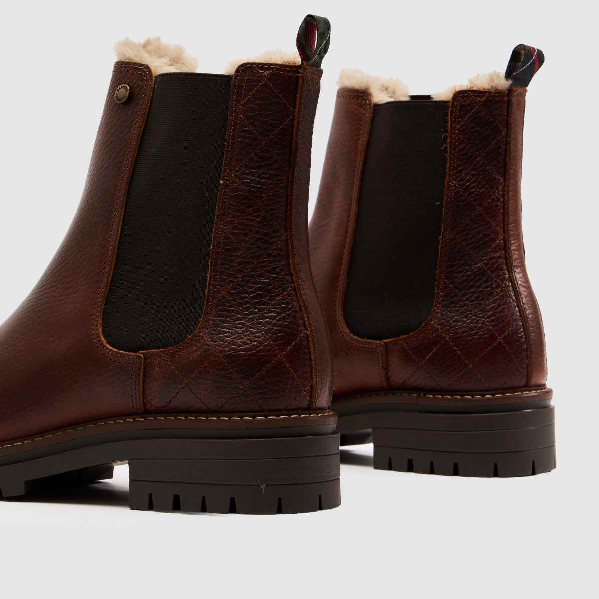 Damen Barbour Braun Evie Faux Fur Chelsea Boots Barbour Evie Faux Fur Chelsea 7