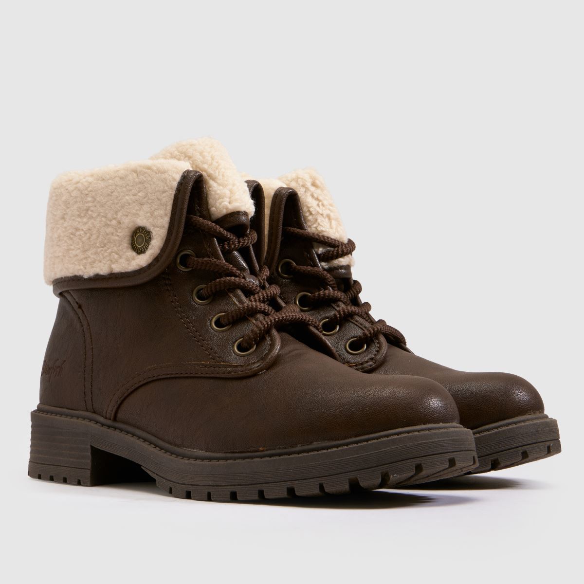 Blowfish Malibu Andy Cozy Lace Up in Dark Brown Blowfish Malibu Andy Cozy Lace Up 3