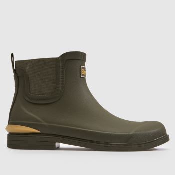 Barbour Khaki Abbeyfield Welly Womens Boots