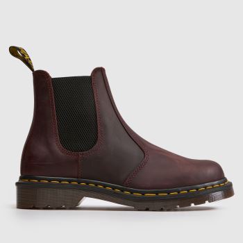 Dr Martens Burgundy 2976 Chelsea Womens Boots