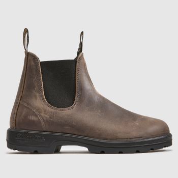 BLUNDSTONE Brown Classic Chelsea Womens Boots