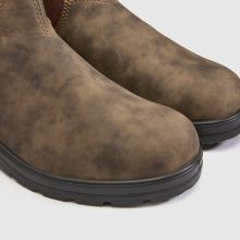 BLUNDSTONE Classic Chelsea in Dark Brown BLUNDSTONE Classic Chelsea,3 of 4