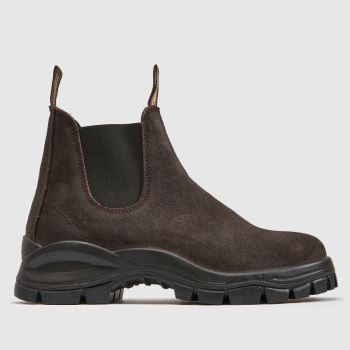BLUNDSTONE Dark Brown Toast Chelsea Womens Boots