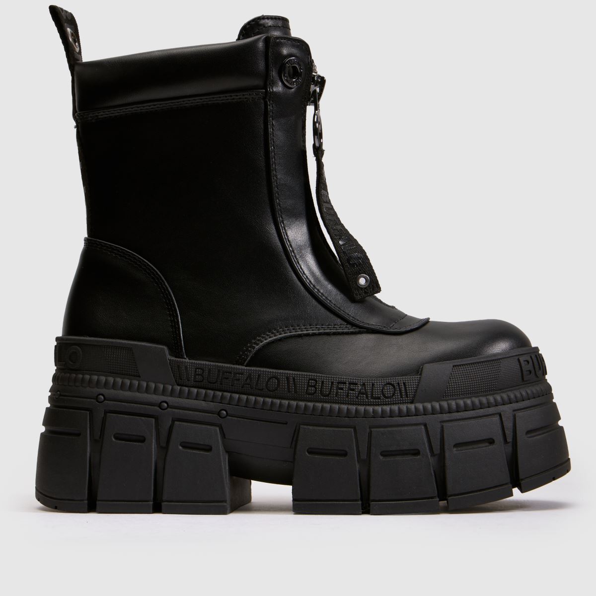 Buffalo London Gospher Zip in Black Buffalo London Gospher Zip