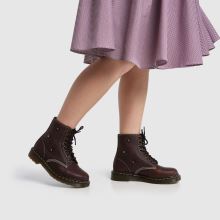 Dr Martens 1460 Pascal Flower in Brown Dr Martens 1460 Pascal Flower,2 of 4