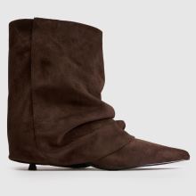 Damen SIMMI Dunkelbraun Dixee Ruched Boots SIMMI Dixee Ruched,1 von 4