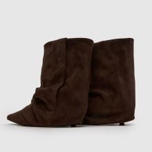 Damen SIMMI Dunkelbraun Dixee Ruched Boots SIMMI Dixee Ruched,4 von 4