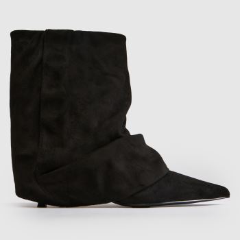 SIMMI Schwarz Dixee Ruched Damen Boots