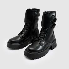 SIMMI Ede Lace Up Ankle in Black SIMMI Ede Lace Up Ankle,3 of 4