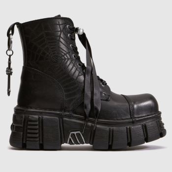 NEW ROCK Black Sabrina Womens Boots