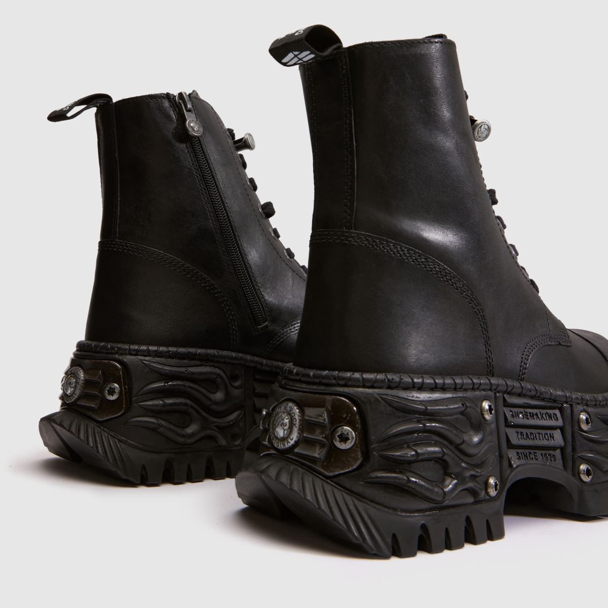 NEW ROCK Flame Chunky in Black NEW ROCK Flame Chunky 7
