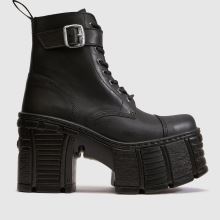 NEW ROCK Stacked Heeled in Black NEW ROCK Stacked Heeled,1 of 4