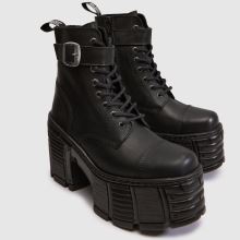 NEW ROCK Stacked Heeled in Black NEW ROCK Stacked Heeled,3 of 4