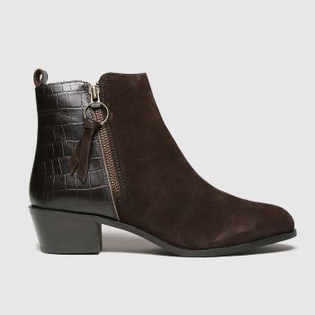 schuh brown cara suede side zip boot boots schuh brown cara suede side zip boot boots