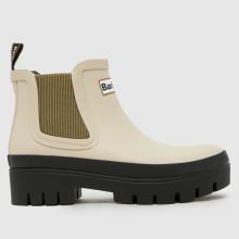 Barbour Halton Wellington in Off-White Barbour Halton Wellington,1 of 4