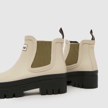 Barbour Halton Wellington in Off-White Barbour Halton Wellington,4 of 4