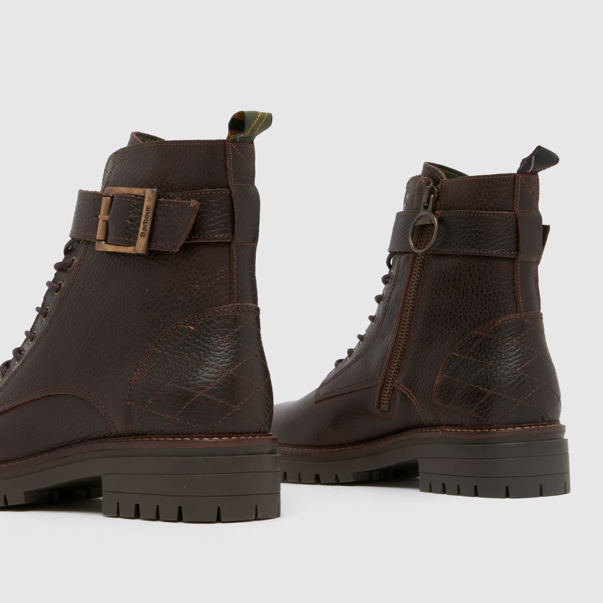 Damen Braun Barbour Heidi Commando Boots | schuh
