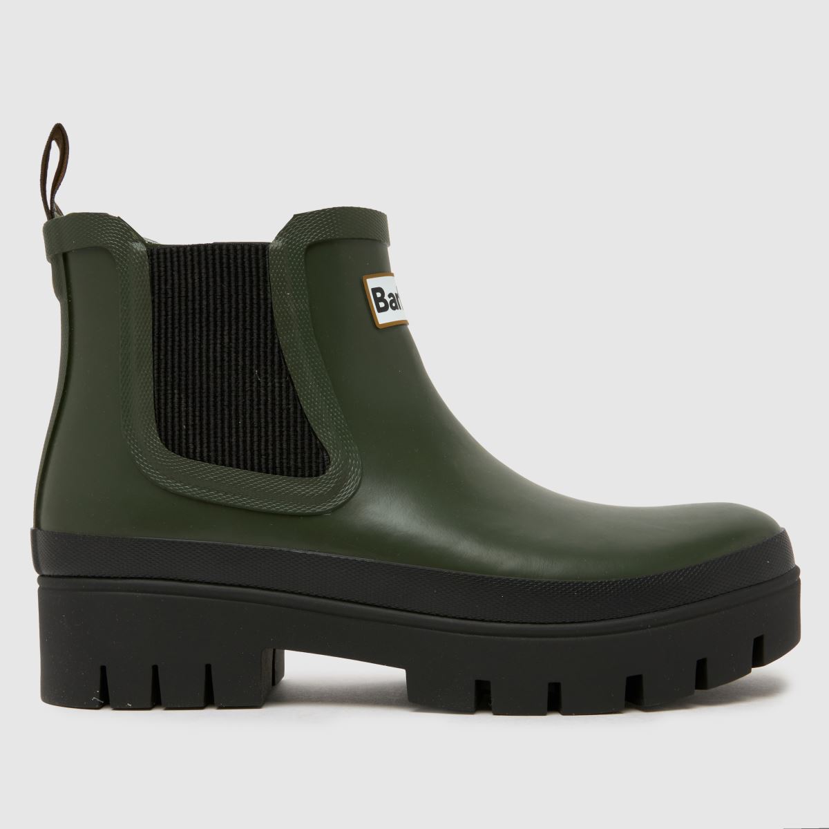 Barbour Halton Wellington Boots in Green
