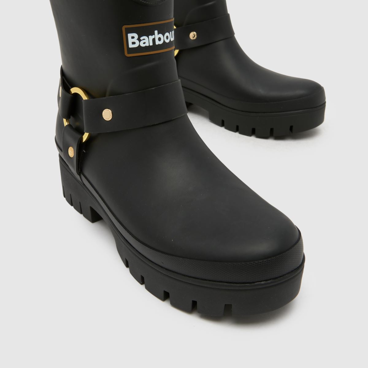 Barbour Elley Harness Wellington in Black Barbour Elley Harness Wellington 4