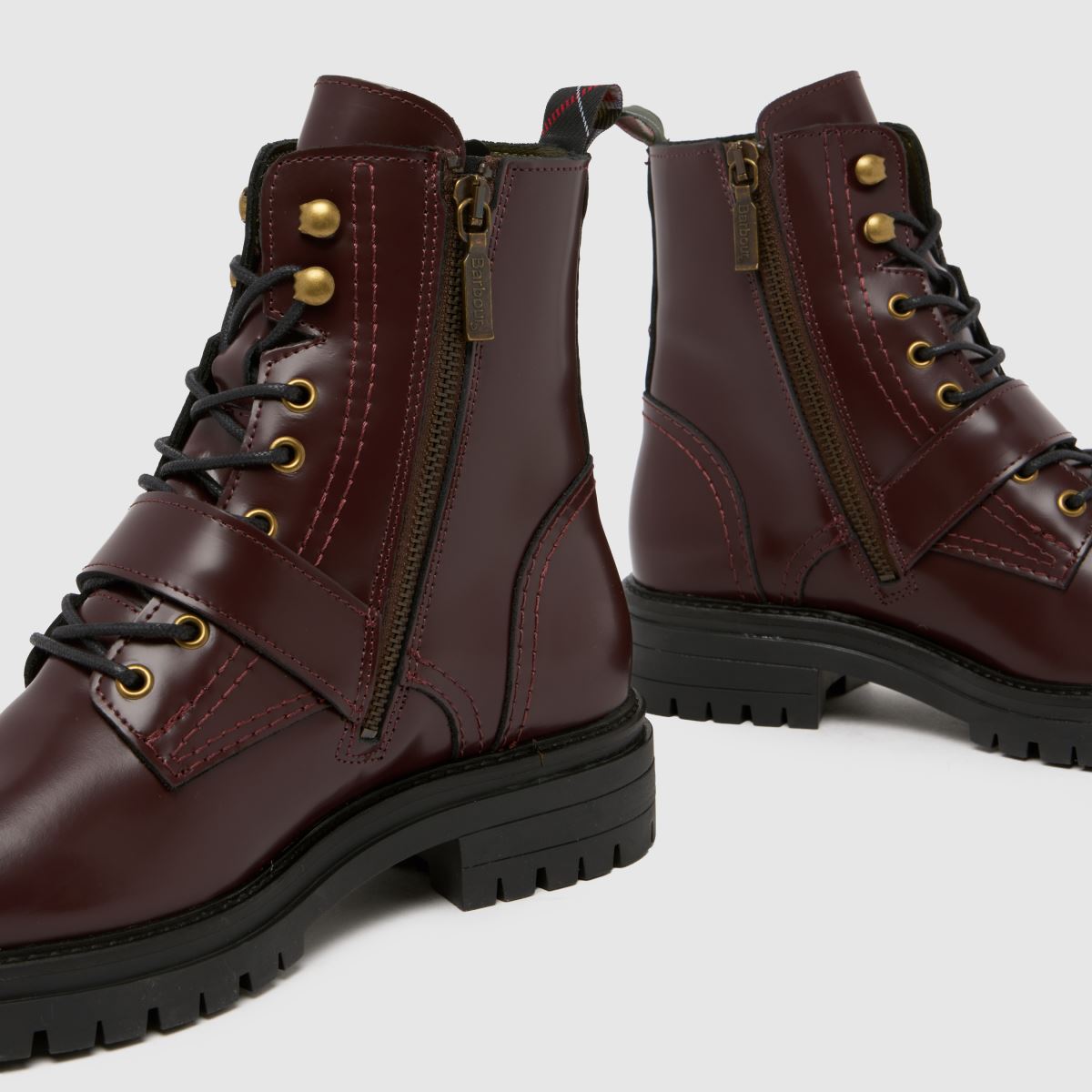 Barbour Ouseburne Biker in Burgundy Barbour Ouseburne Biker 7