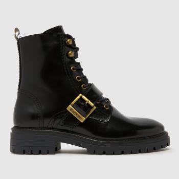 Barbour Schwarz Ouseburne Biker Damen Boots