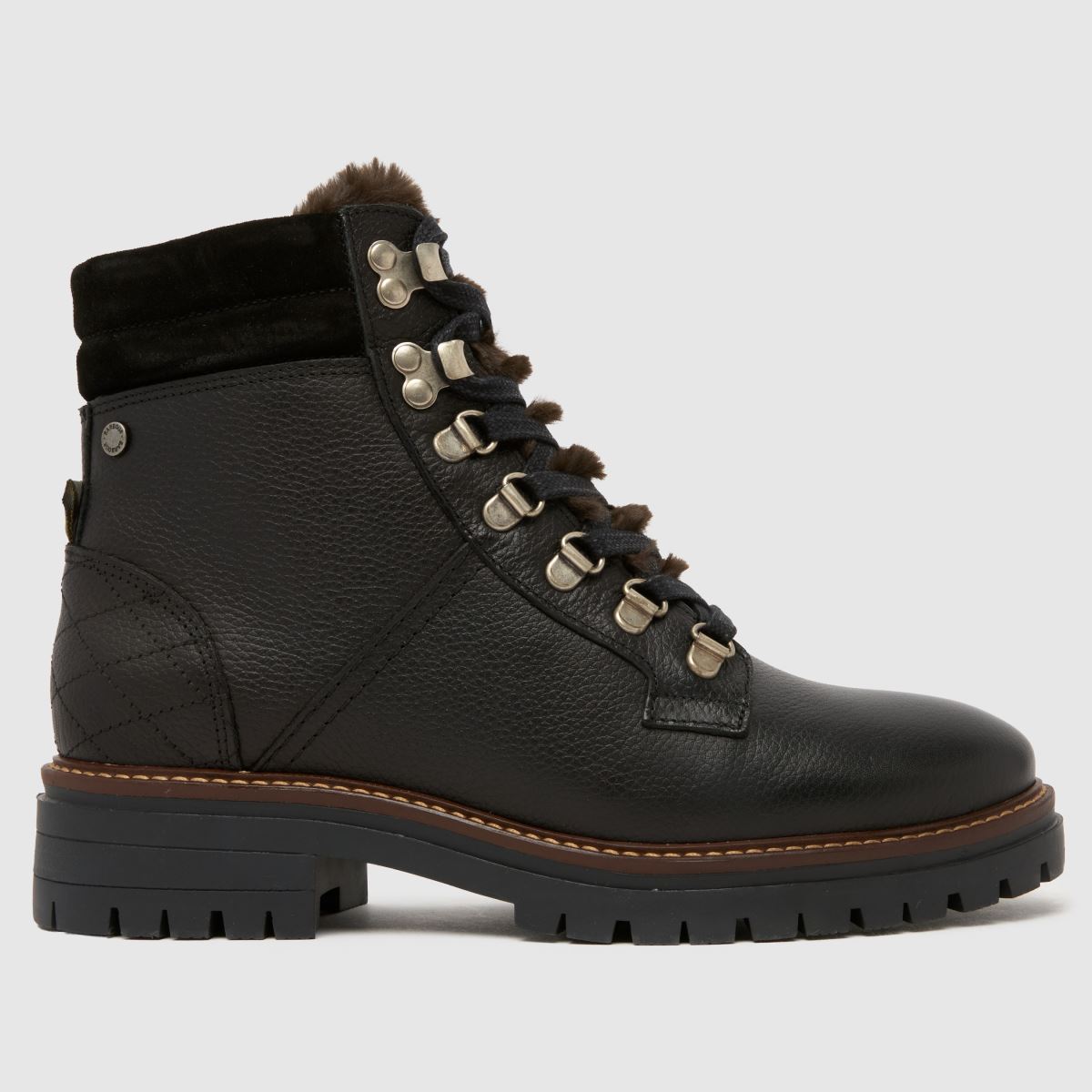 Barbour Bamburgh Hiker Boots in Black