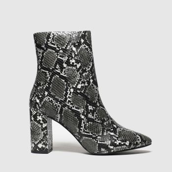 schuh black & white delta boots schuh black & white delta boots