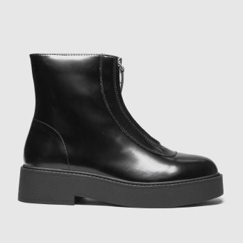 zip up leather boots