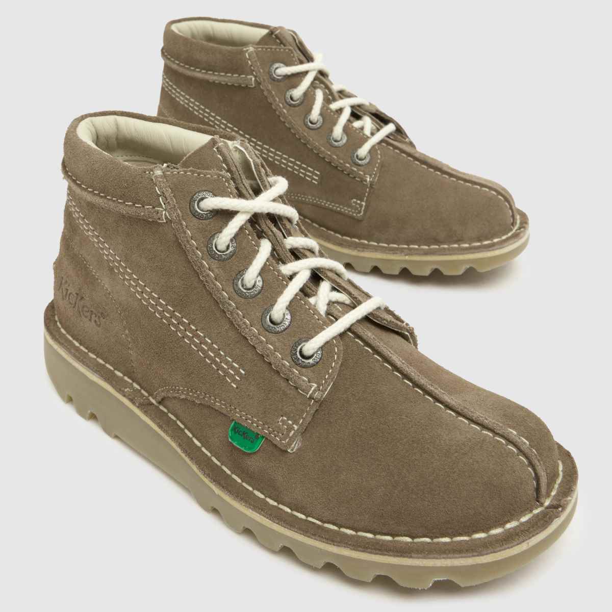 Kickers Classics Kick Hi Central in Taupe Kickers Classics Kick Hi Central 4