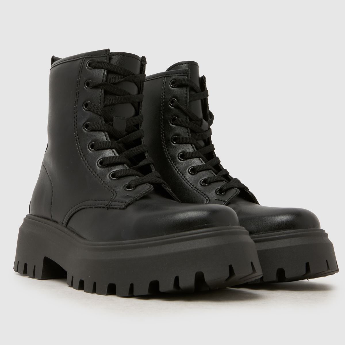 schuh Angel Chunky Lace Up in Black schuh Angel Chunky Lace Up 3