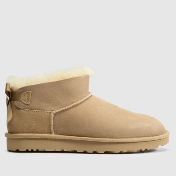 UGG Sand Ultra Mini Bailey Bow Womens Boots