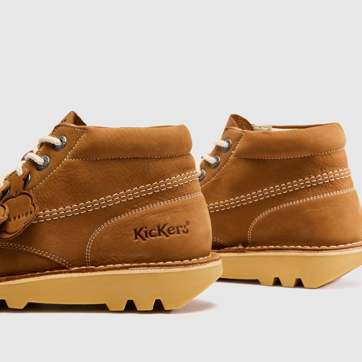 Kickers Classics Kick Hi 75 in Tan Kickers Classics Kick Hi 75 7